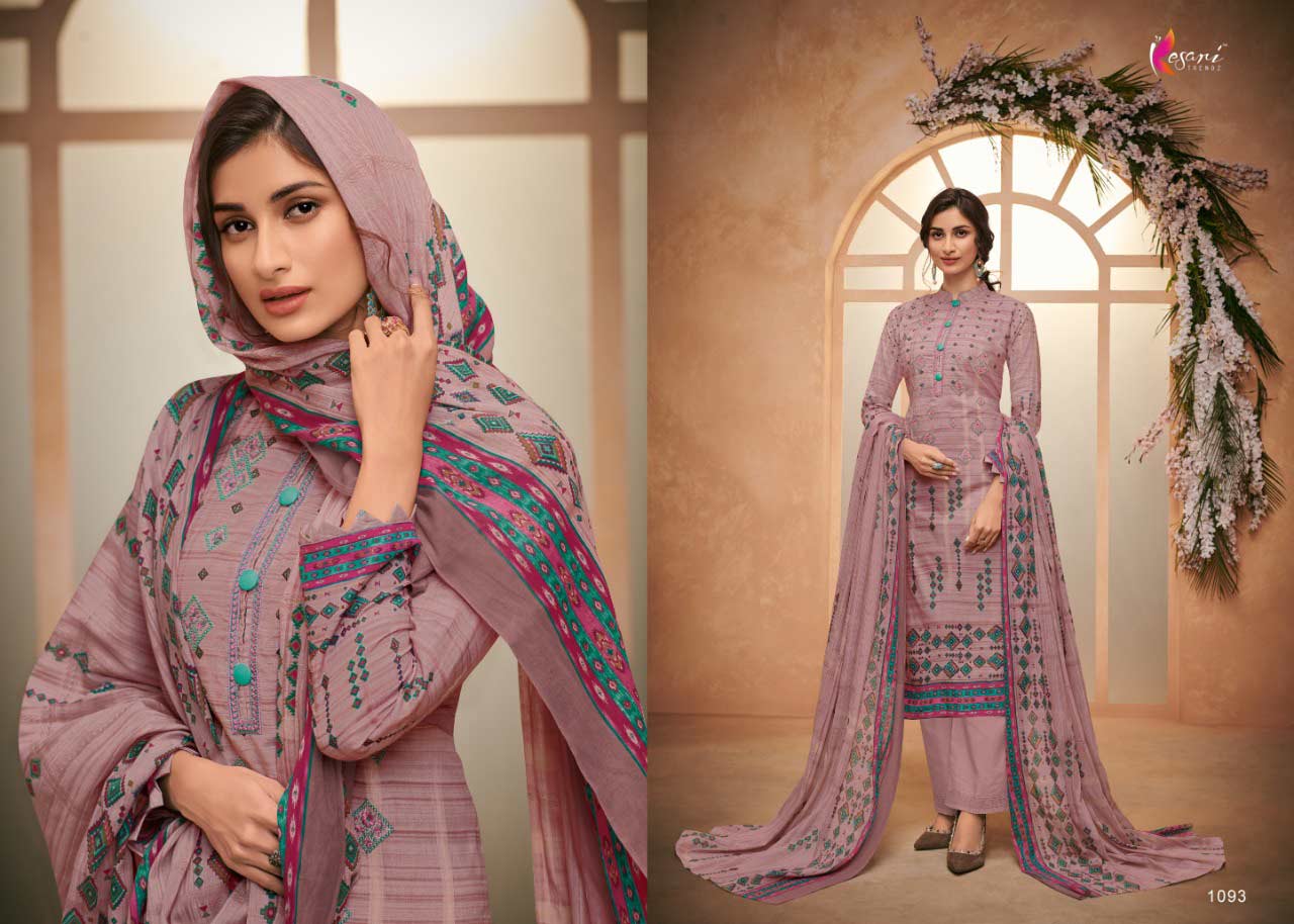 Kesari Trendz Alisa Vol 12 Cambric Cotton Printed Suit Kesari Trendz Alisa Vol 12 Cambric Cotton Printed Suit